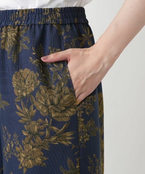 Leilian / レリアン その他パンツ | フラワー柄ワイドパンツ【Leilian WHITE LABEL】 | 詳細12