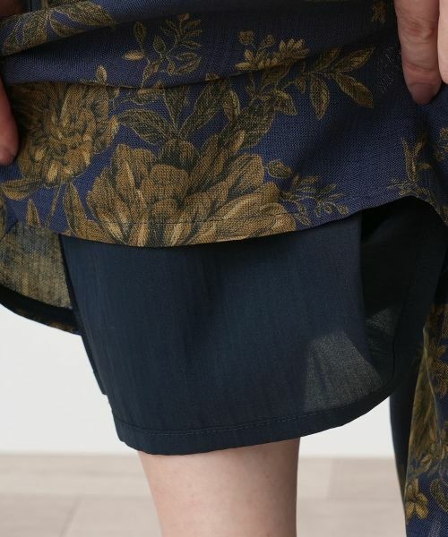 Leilian / レリアン その他パンツ | フラワー柄ワイドパンツ【Leilian WHITE LABEL】 | 詳細14