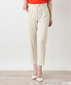 Leilian / レリアン その他パンツ | ストレッチクロップドパンツ【Leilian WHITE LABEL】