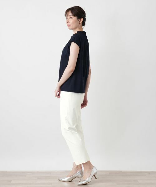 Leilian / レリアン その他パンツ | ストレッチクロップドパンツ【Leilian WHITE LABEL】 | 詳細5