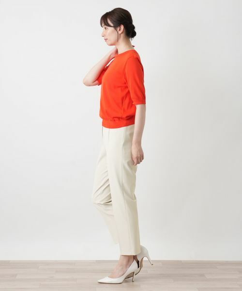 Leilian / レリアン その他パンツ | ストレッチクロップドパンツ【Leilian WHITE LABEL】 | 詳細8