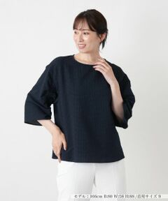 Leilian / レリアン シャツ・ブラウス | パッカリングスリーブブラウス【Leilian WHITE LABEL】