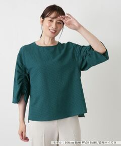 Leilian / レリアン シャツ・ブラウス | パッカリングスリーブブラウス【Leilian WHITE LABEL】