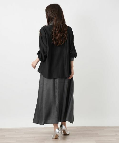 Leilian / レリアン シャツ・ブラウス | 異素材切替ブラウス | 詳細6