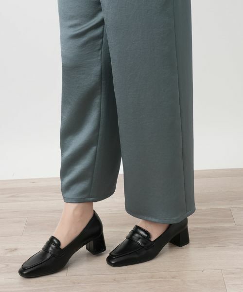 Leilian / レリアン その他パンツ | クロップドワイドサテンパンツ【Leilian WHITE LABEL】 | 詳細11