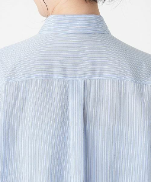 Leilian / レリアン シャツ・ブラウス | ストライプレギュラーカラーブラウス【Leilian WHITE LABEL】 | 詳細8