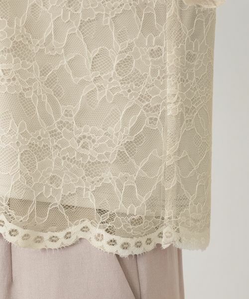 Leilian / レリアン カットソー | 総レースカットソー【Leilian WHITE LABEL】 | 詳細13