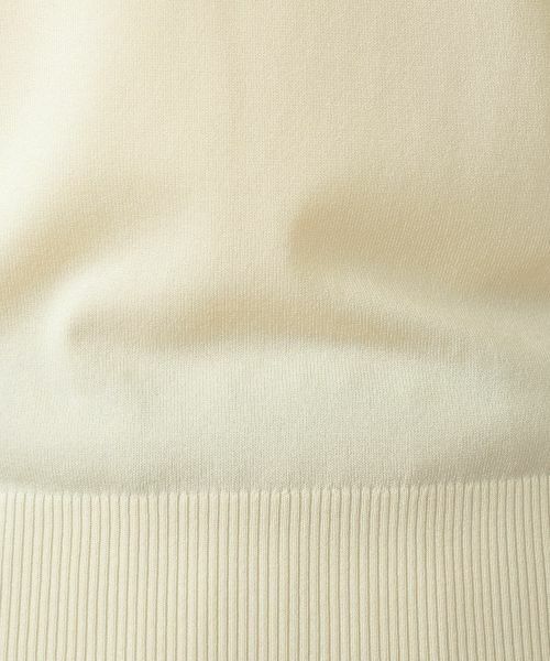 Leilian / レリアン ニット・セーター | シフォン切替クルーネックニット【Leilian WHITE LABEL】 | 詳細18