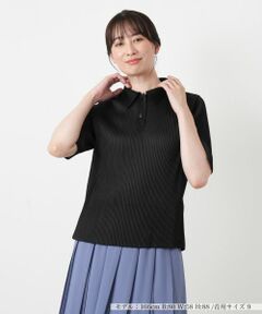 Leilian / レリアン ポロシャツ | プリーツポロシャツ