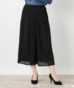Leilian / レリアン その他パンツ | プリーツ切替フレアパンツ