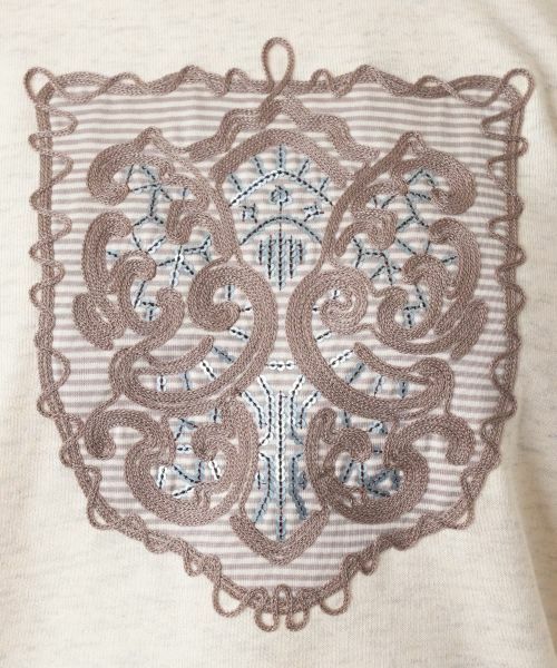 Leilian / レリアン カットソー | 刺繍クルーネックプルオーバー【Leilian WHITE LABEL】 | 詳細17