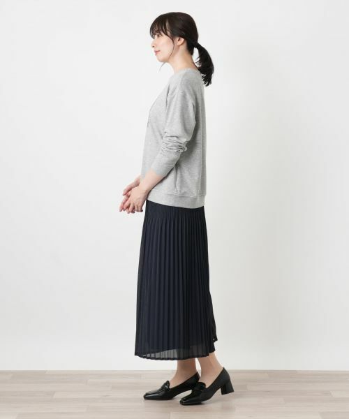 Leilian / レリアン カットソー | 刺繍クルーネックプルオーバー【Leilian WHITE LABEL】 | 詳細2