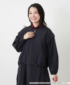 Leilian / レリアン その他アウター | 2WAYスリーブジップブルゾン