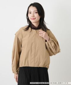 Leilian / レリアン その他アウター | 2WAYスリーブジップブルゾン