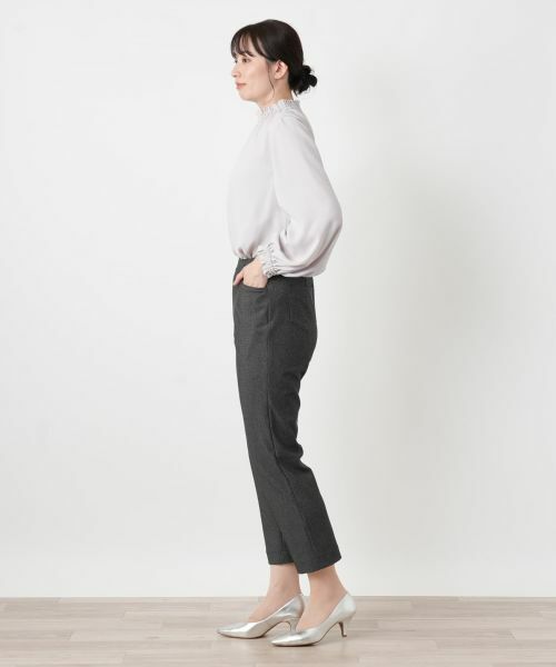 Leilian / レリアン その他パンツ | ストレッチクロップドパンツ【Leilian WHITE LABEL】 | 詳細2