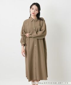 Leilian / レリアン ドレス | コクーンシャツワンピース【BOURGE】