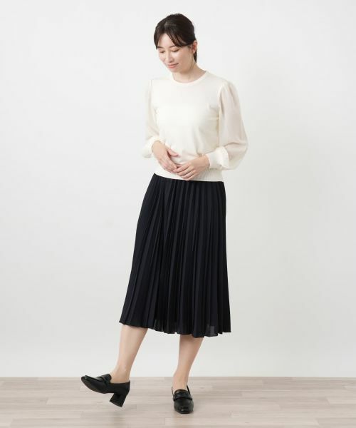 Leilian / レリアン ロング・マキシ丈スカート | アコーディオンプリーツスカート | 詳細4