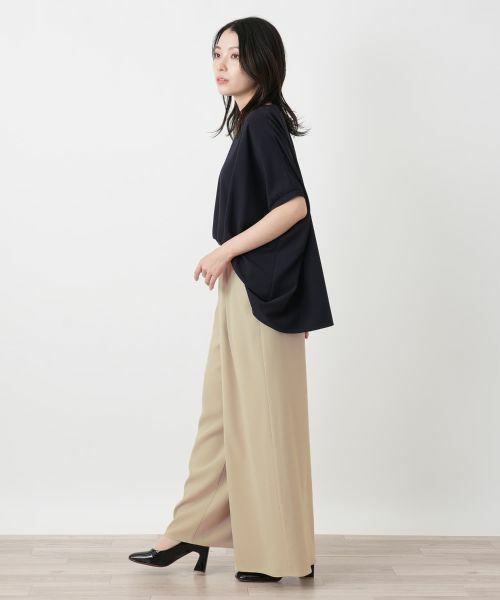 Leilian / レリアン その他パンツ | タックワイドパンツ【BOURGE】 | 詳細8