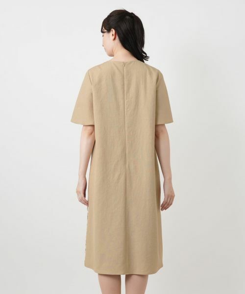 Leilian / レリアン ドレス | レース切替サックワンピース【Leilian WHITE LABEL】 | 詳細12