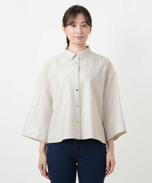 Leilian / レリアン シャツ・ブラウス | ドロップショルダーブラウス【Leilian WHITE LABEL】 | 詳細7