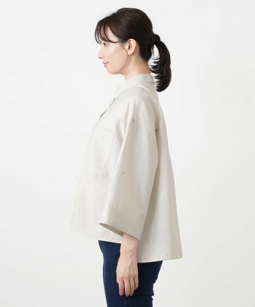 Leilian / レリアン シャツ・ブラウス | ドロップショルダーブラウス【Leilian WHITE LABEL】 | 詳細8