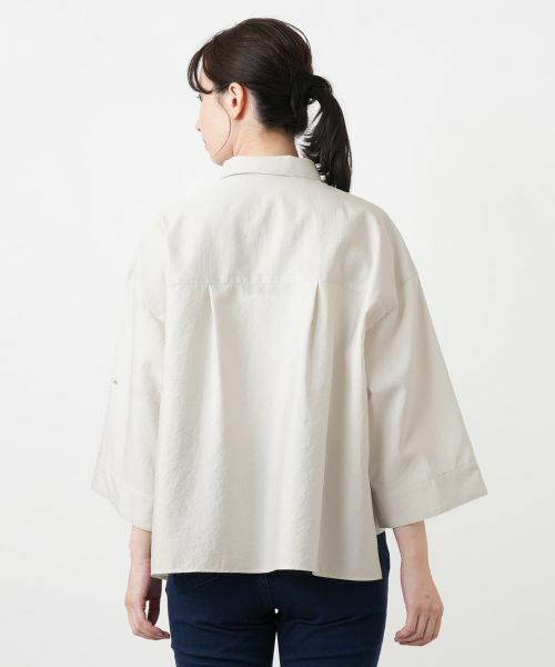 Leilian / レリアン シャツ・ブラウス | ドロップショルダーブラウス【Leilian WHITE LABEL】 | 詳細9