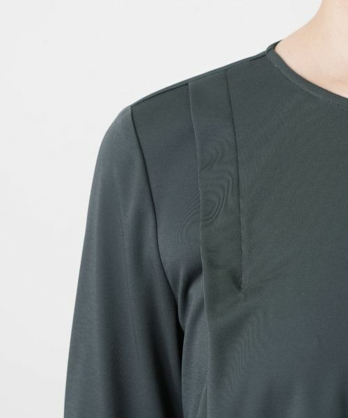 Leilian / レリアン カットソー | 七分袖タックカットソー【Leilian WHITE LABEL】 | 詳細18