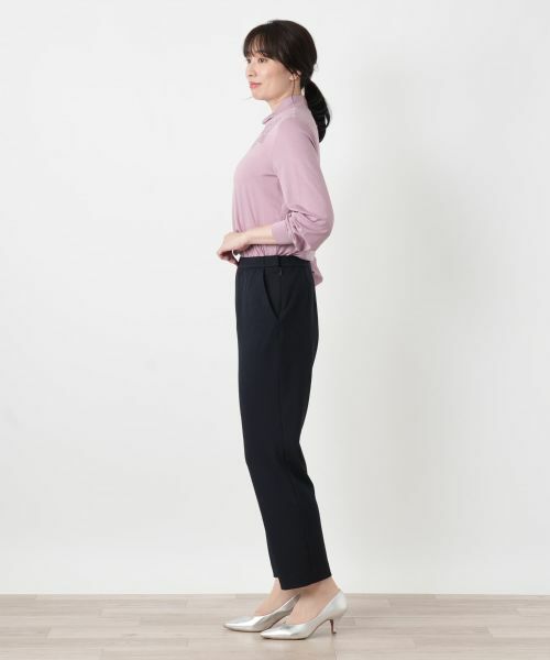Leilian / レリアン その他パンツ | ストレッチクロップドテーパードパンツ【Leilian WHITE LABEL】 | 詳細2