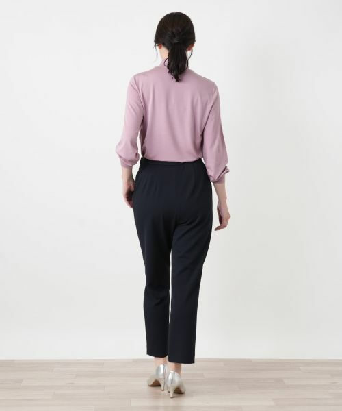 Leilian / レリアン その他パンツ | ストレッチクロップドテーパードパンツ【Leilian WHITE LABEL】 | 詳細3