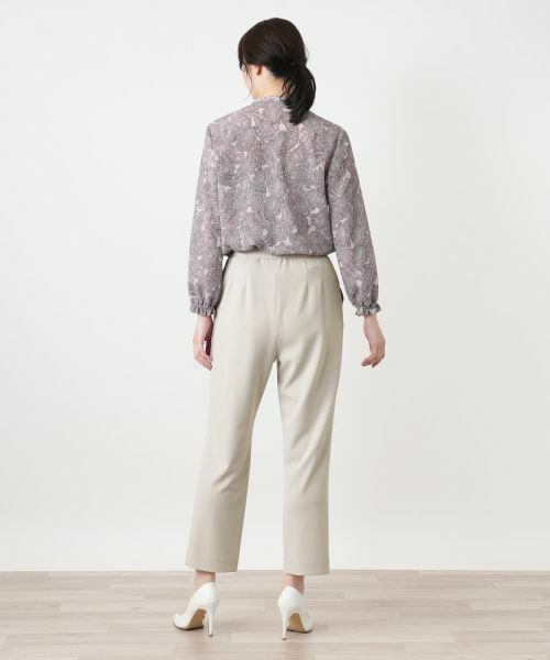 Leilian / レリアン その他パンツ | ストレッチクロップドテーパードパンツ【Leilian WHITE LABEL】 | 詳細6