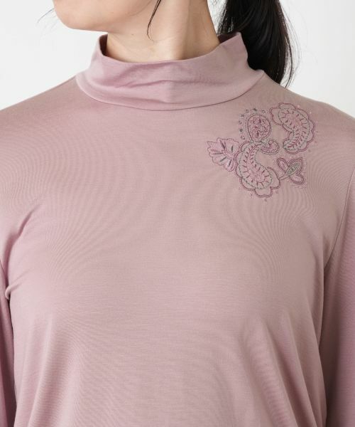 Leilian / レリアン カットソー | 刺繍ハイネックカットソー【Leilian WHITE LABEL】 | 詳細10