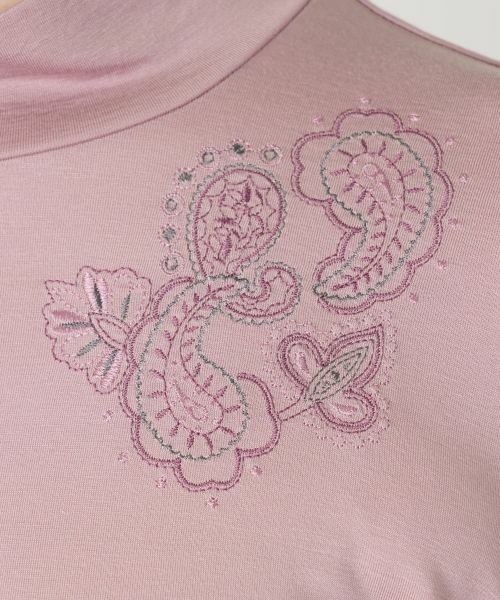 Leilian / レリアン カットソー | 刺繍ハイネックカットソー【Leilian WHITE LABEL】 | 詳細14