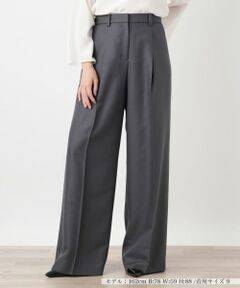 Leilian / レリアン その他パンツ | タックワイドパンツ【BOURGE】