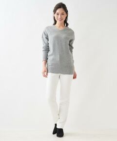＊＊Leilian__ / レリアン ニット・セーター | ゆったりVネックニット