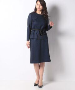 ＊＊Leilian__ / レリアン セットアップ | ブラウス×ミディ丈スカートスーツ