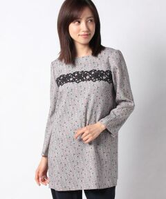 ＊＊Leilian__ / レリアン シャツ・ブラウス | ロング丈ツイードブラウス