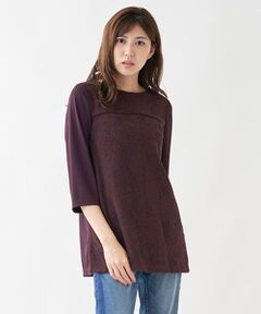 ＊＊Leilian__ / レリアン カットソー | チュニック丈レースカットソー