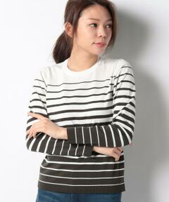 ＊＊Leilian__ / レリアン ニット・セーター | グラデーションボーダーセ－タ－