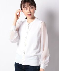 ＊＊Leilian__ / レリアン カーディガン・ボレロ | シフォン袖カーディガン