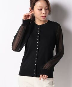 ＊＊Leilian__ / レリアン カーディガン・ボレロ | シフォン袖カーディガン