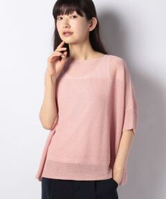 ＊＊Leilian__ / レリアン ニット・セーター | 切り替えシアーセ－タ－
