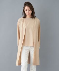 ＊＊Leilian__ / レリアン カーディガン・ボレロ | 異素材切替ロングカ－ディガン