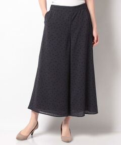 ＊＊Leilian__ / レリアン その他パンツ | ドットフレアワイドパンツ