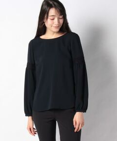 ＊＊Leilian__ / レリアン シャツ・ブラウス | レース袖プルオーバーブラウス