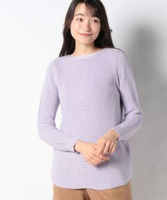 ＊＊Leilian__ / レリアン ニット・セーター | 畦編み長袖ニット