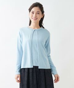 ＊＊Leilian__ / レリアン カーディガン・ボレロ | ビジュー刺繍入りアンサンブル