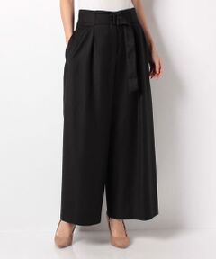 ＊＊Leilian__ / レリアン その他パンツ | ベルト付きガウチョパンツ