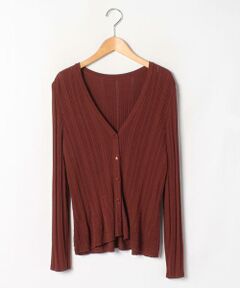 ＊＊Leilian__ / レリアン カーディガン・ボレロ | 柄編みニットカ－ディガン