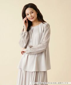 ＊＊Leilian__ / レリアン シャツ・ブラウス | レーススリーブブラウス