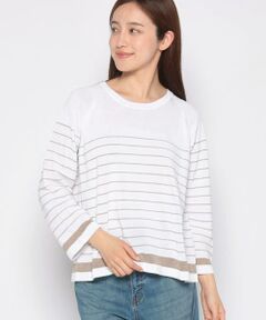 ＊＊Leilian__ / レリアン ニット・セーター | ボーダークルーネックニット